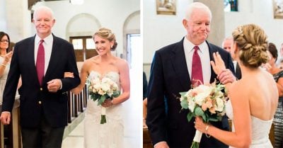 Esta novia fue entregada en el altar por el hombre que recibió el corazón que donó su padre