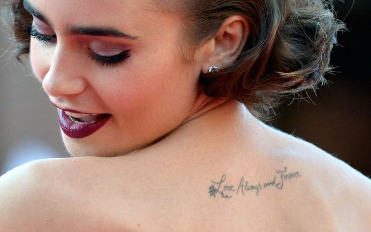 tatuaje lily collins