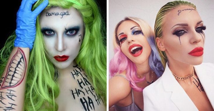 Los personajes Harley Quinn y Joker son la locura de algunos bloggers de maquillaje y caracterización