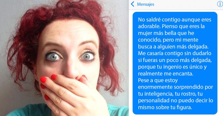 Mujer responde increíblemente a su cita Tinder por llamarla gorda