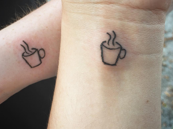 Tatuaje tazas de café 