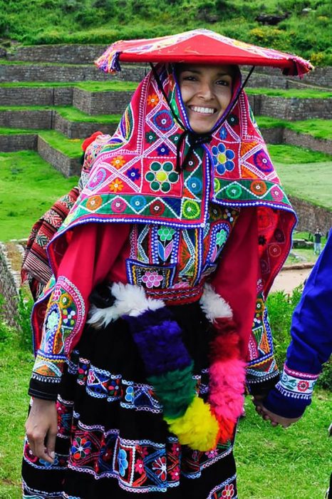 Traje de novia típico de Perú