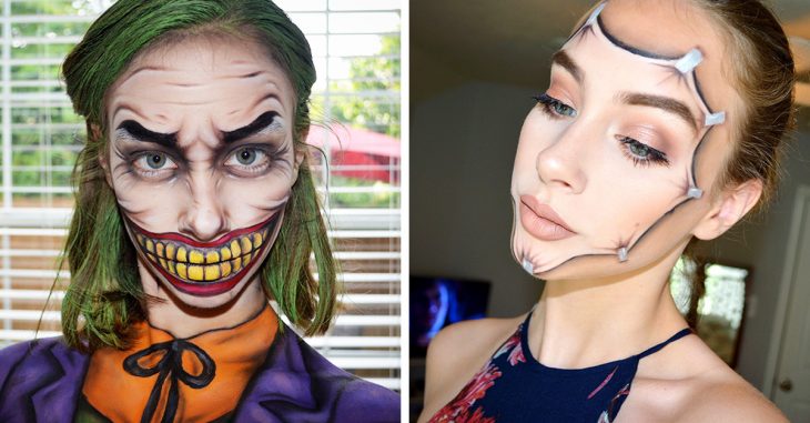 Con sólo 15 años esta chica crea impresionantes maquillajes de fantasía