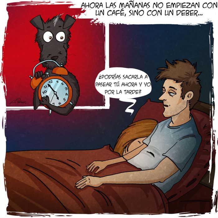 Este tierno comic refleja todo lo que vives cuando adoptas a un perro 