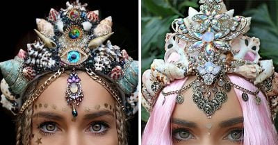 30 Hermosas coronas de sirena que harán que les digas adiós a las flores en tu cabeza