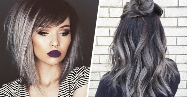 El cabello en degradé gris es el último grito de la moda