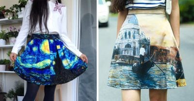 ¡Ahora llevarás el arte en tu ropa! 20 Faldas con las pinturas más famosas del mundo