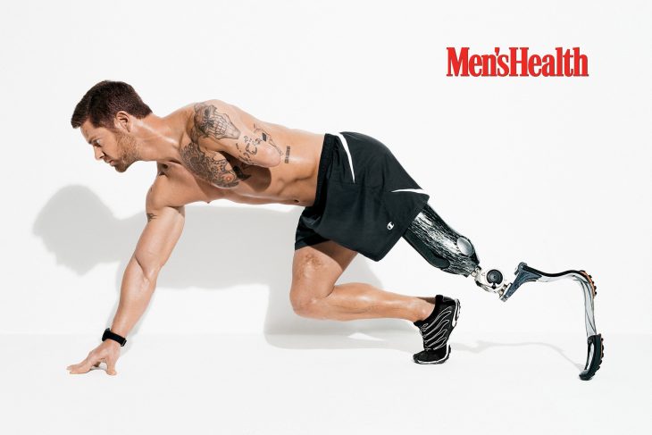 Noah Galloway para Mean's Health. 