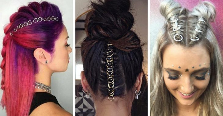 20 peinados para presumir con la tendencia de anillos para el cabello