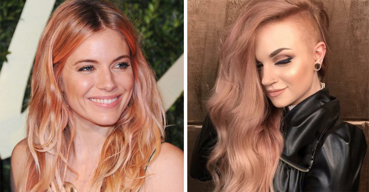 Rose gold, el tono de cabello que todas quieren llevar