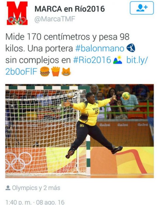 Twit de la revista Marca. 