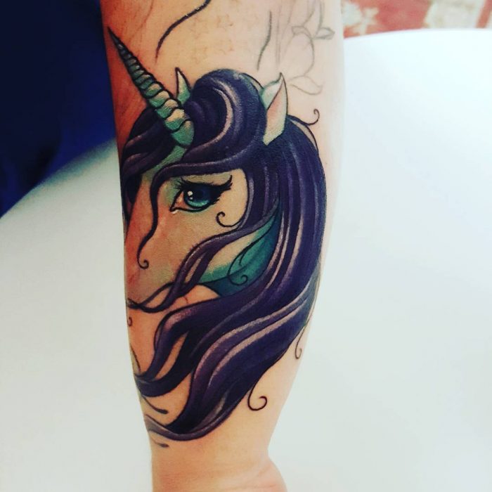 tatuaje unicornio