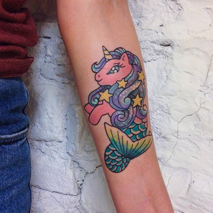 tatuaje unicornio