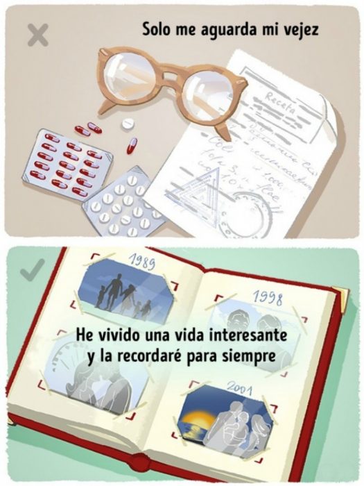 ilustración libro album de fotos 