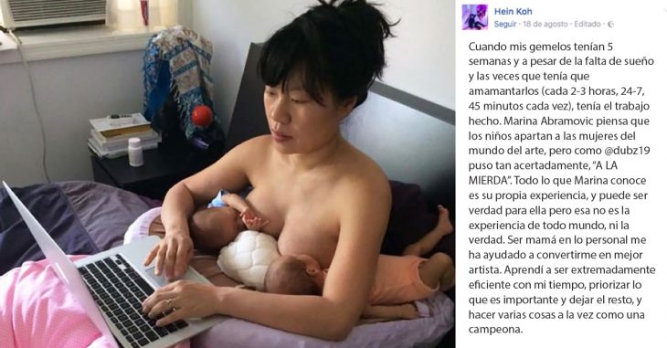 Una imagen demuestra que la maternidad no impide alcanzar tus sueños