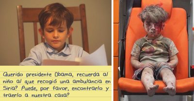 “Querido presidente: ¿puede traer a Omran a nuestra casa”: Esta es la emotiva carta para Obama