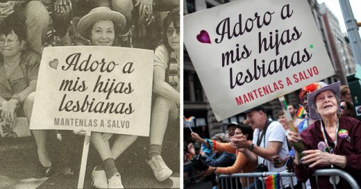 Mujer de 92 años tiene 30 años marchando por el orgullo gay con el mismo letrero