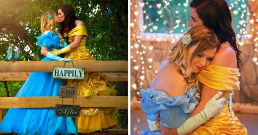 Princesas gay rompen estereotipos Disney con su sesión de compromiso