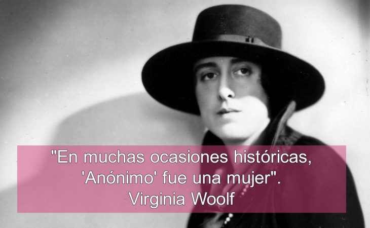 Mujer con sombrero y frase feminista 