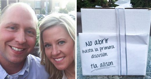 Esta pareja esperó 9 años para abrir un regalo de bodas