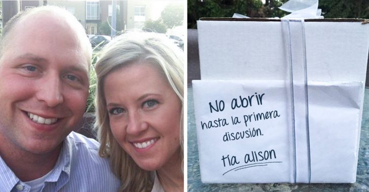 Esta pareja esperó 9 años para abrir un regalo de bodas