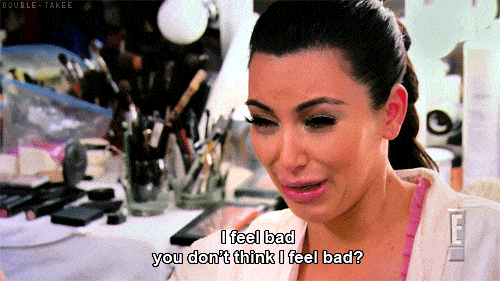 Kardashian llorando. 