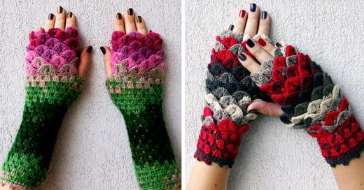 Guantes con escamas de dragón: La nueva tendencia que protegerá a las chicas del frío