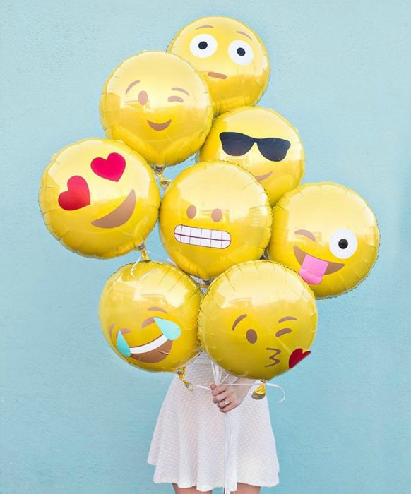 globos de emoticons 