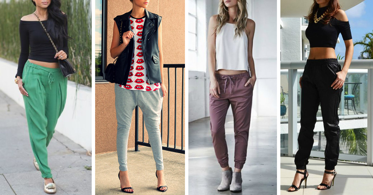 15 Outfits que sólo unos pantalones Joggers te darán  Estilismos con pantalones  jogger, Outfits, Pantalon jogger mujer