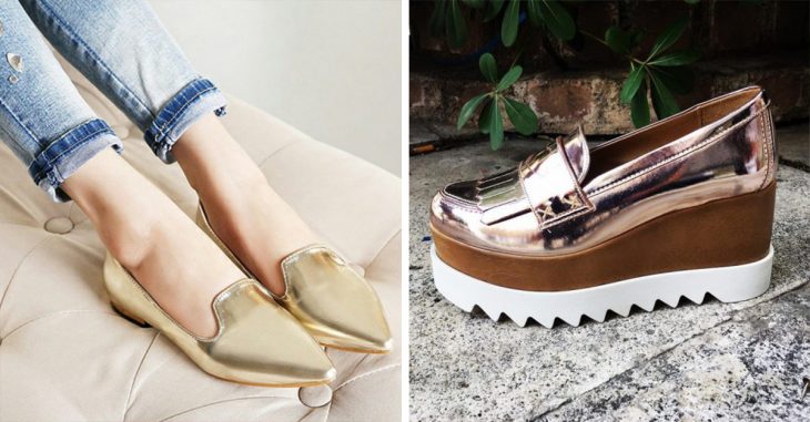 Zapatos metálicos, la tendencia ideal de otoño que llegó para quedarse