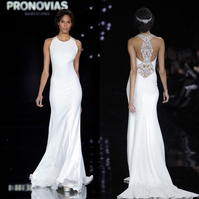 Colección de vestidos de novias de Pronovias. 