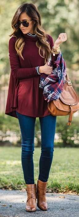 chica outfit otoño invierno