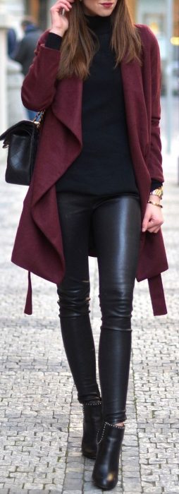 chica outfit otoño invierno