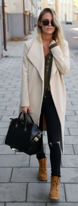 chica outfit otoño invierno