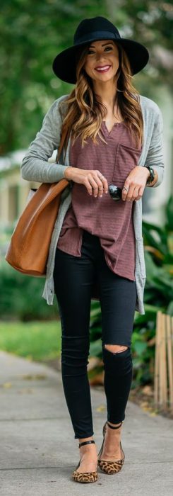 chica outfit otoño invierno