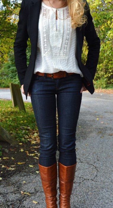 chica outfit otoño invierno