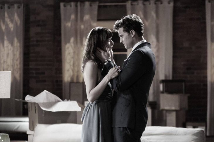 Escena de la película de 50 sombras de grey 