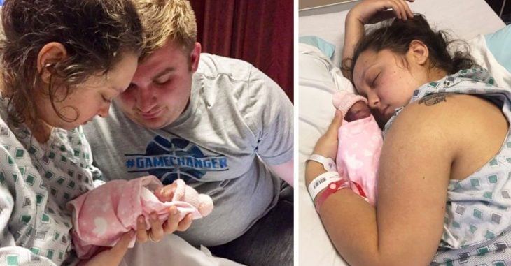 Bebé prematura vive durante 2 horas en brazos de su mamá antes de morir