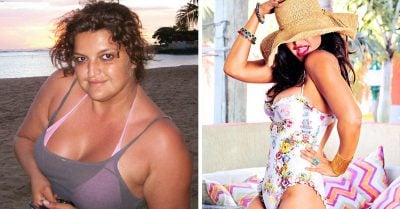 Esta actriz y modelo perdió 45 kilos y ¡llegó a ser talla 4!