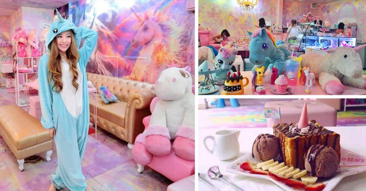 Se desata la unicornmanía, en Bankok inauguran café para las chicas que aman los unicornios