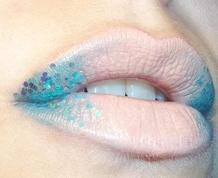 Labios de sirena.