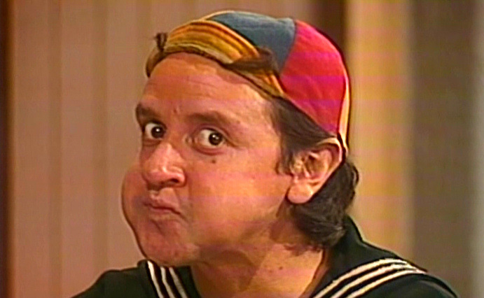 Kiko en su personaje en el Chavo del ocho. 