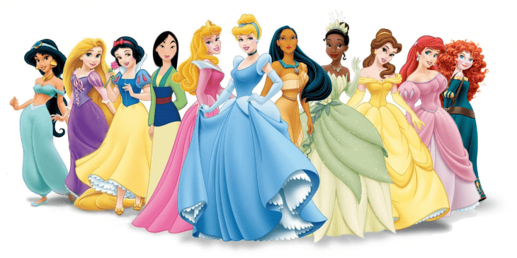 grupo de princesas disney 