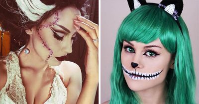 15 Sencillos maquillajes que podrás realizar en poco tiempo para transformarte en Halloween