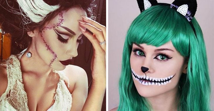 15 maquillajes sencillos y divertidos que podrás realizar en poco tiempo para transformarte este Halloween