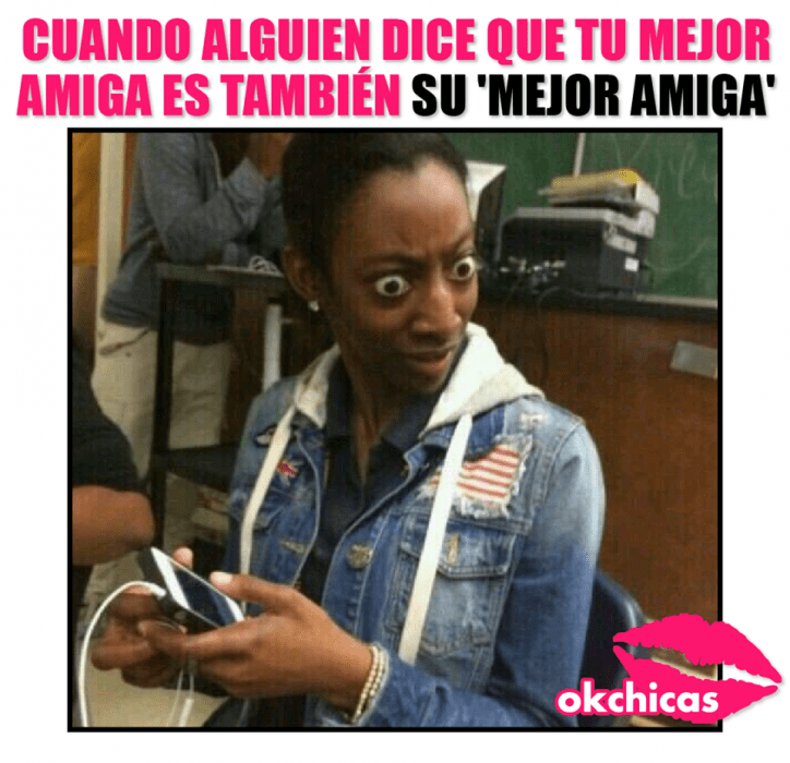 Meme de la reacción de una muchacha. 