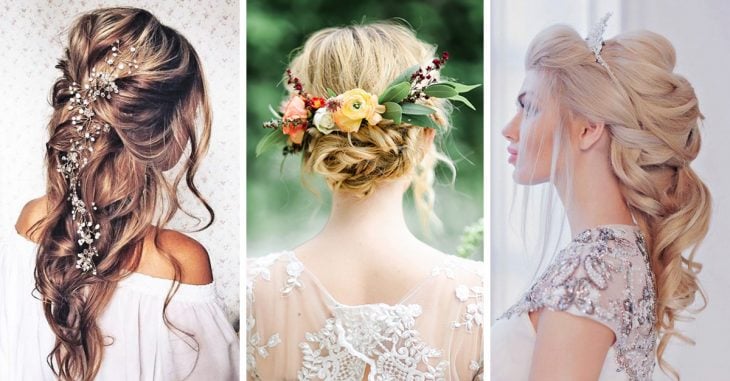 15 magníficos peinados de novia dignos de una princesa de Disney