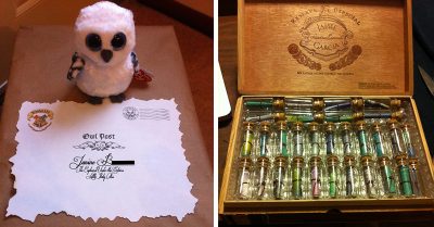 Inspirado en Harry Potter, este esposo crea un ‘pensadero mágico’ como regalo para su esposa