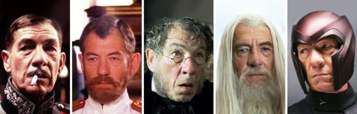 Ian McKellen en diferentes personajes