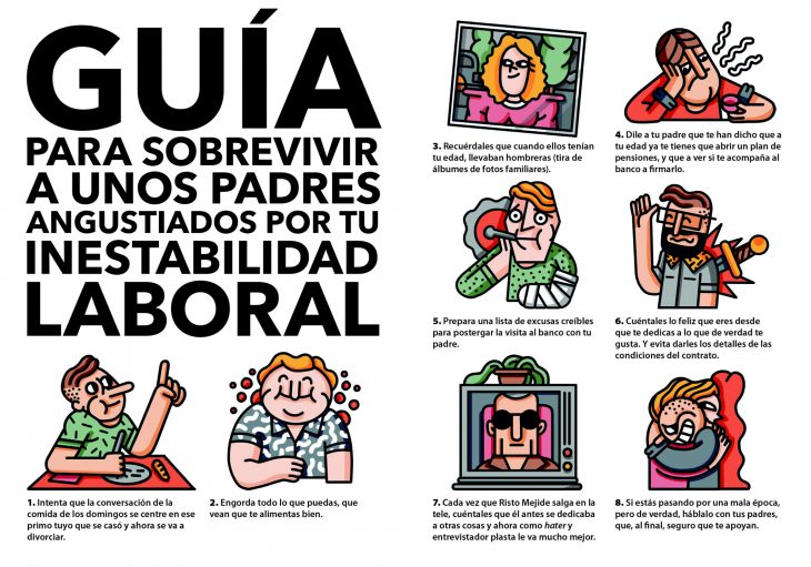 ilustracion guia de supervivencia treinteenager 